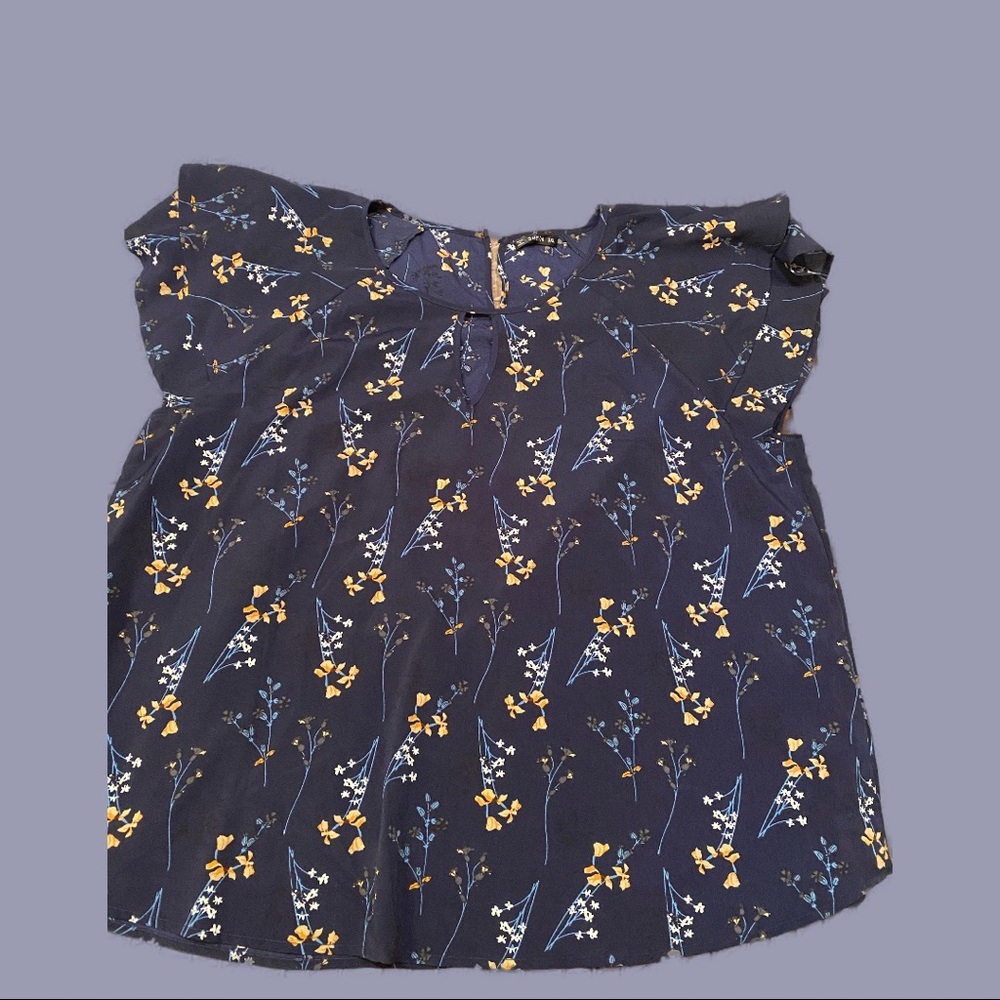 SHEIN 3XL Flowered Blouse